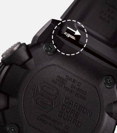 G-SHOCK GA-2000-1A9 手錶 黑色 #6