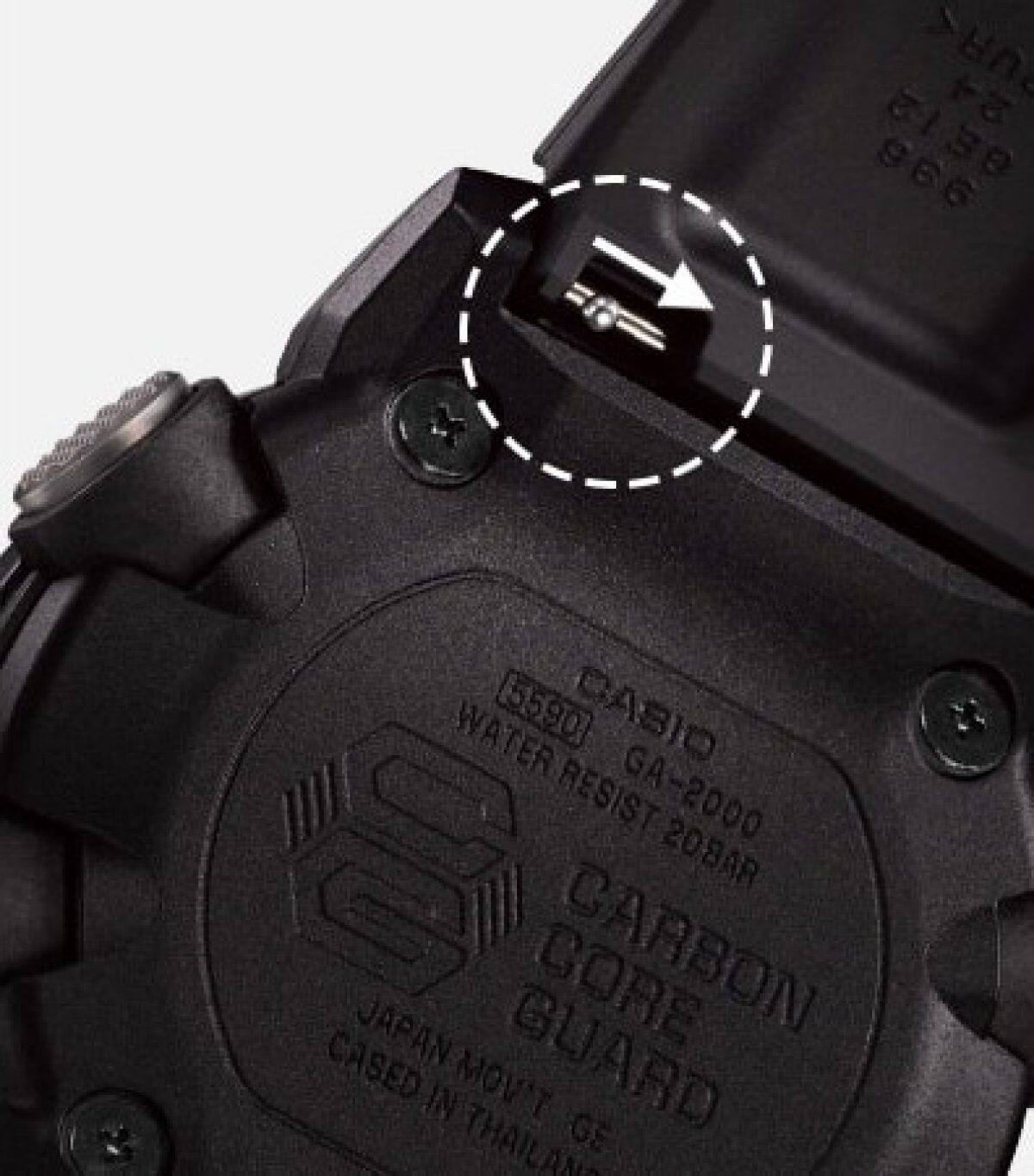 G-SHOCK GA-2000-1A9 手錶 黑色 #6