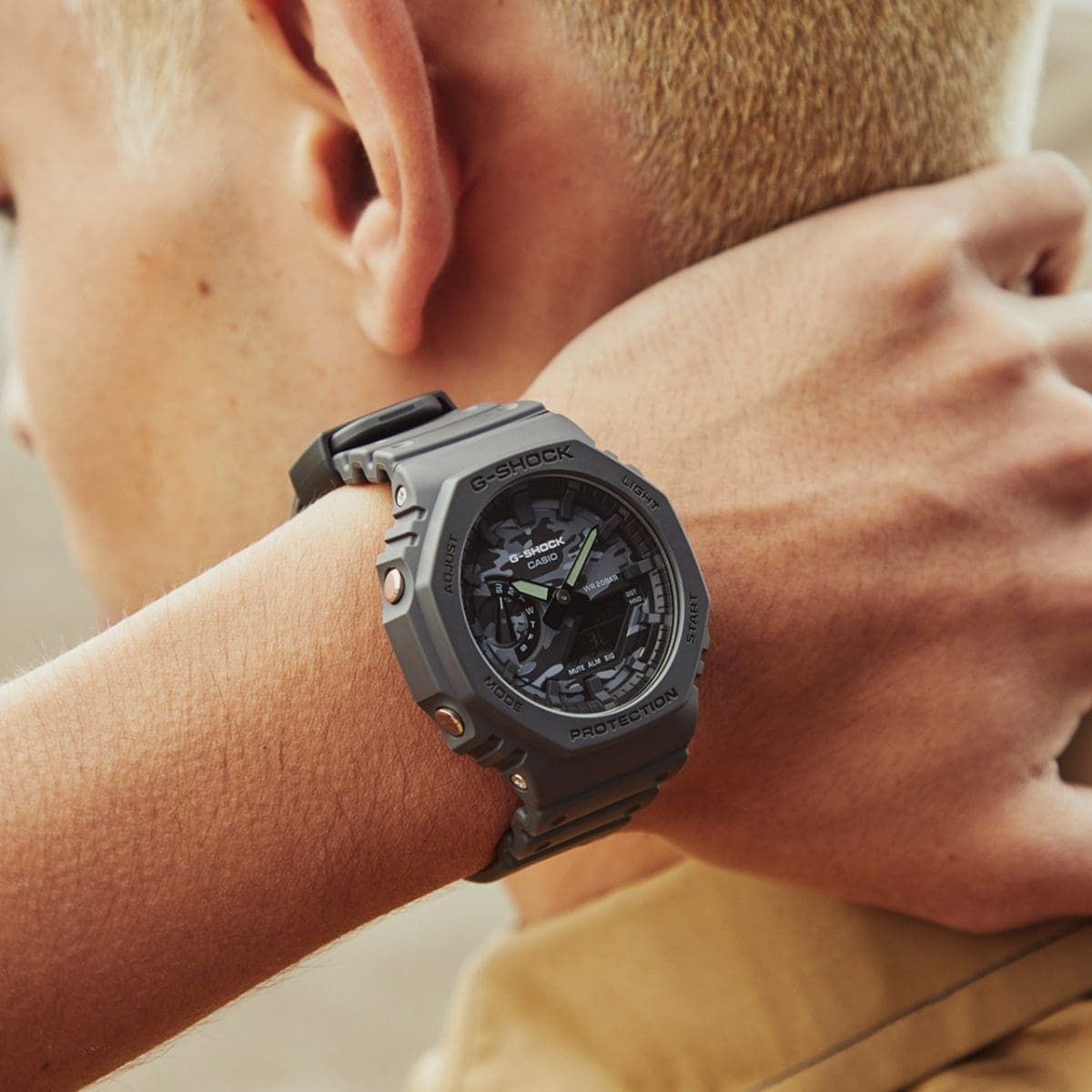 G-SHOCK GA-2100CA-8A 手錶 灰色 #5