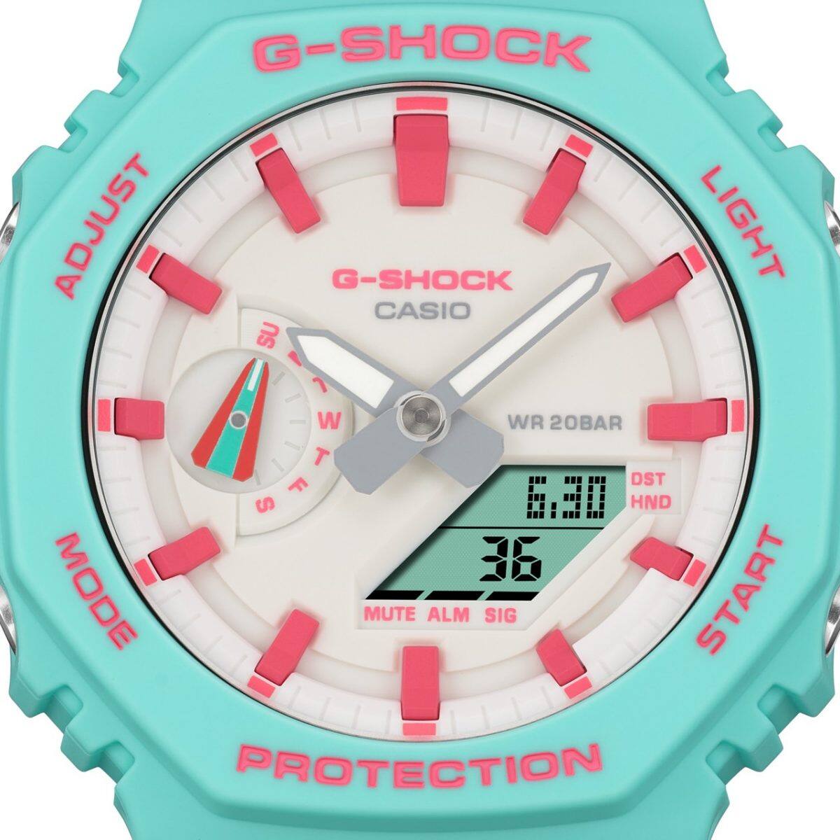 G-SHOCK GA-2100RB-3A 手錶 綠色 #6