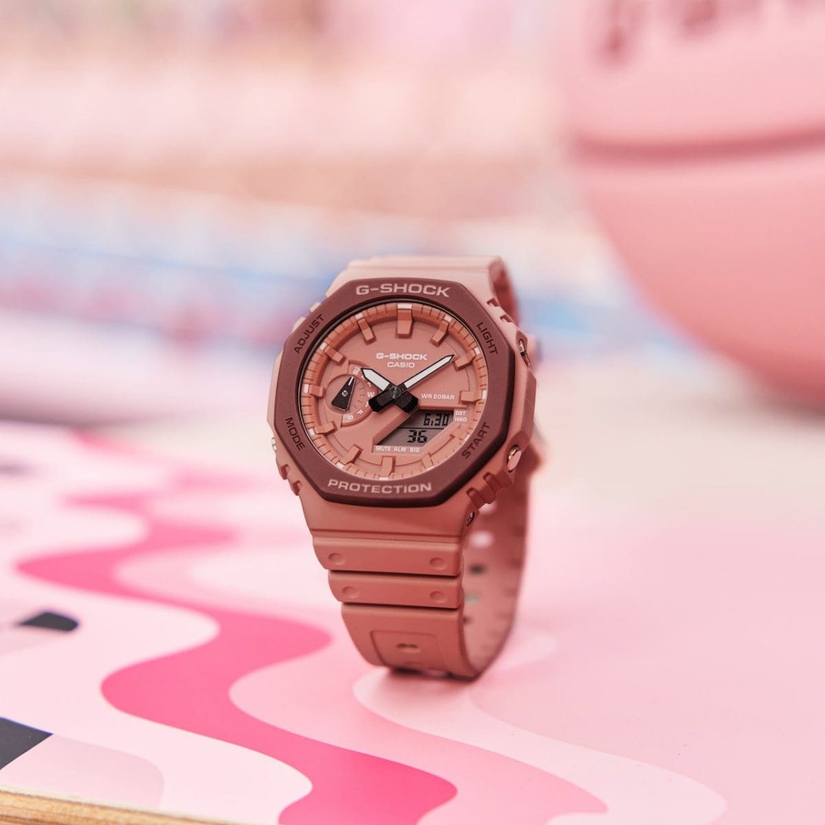 G-SHOCK GA-2110SL-4A4 手錶 紅色 #3