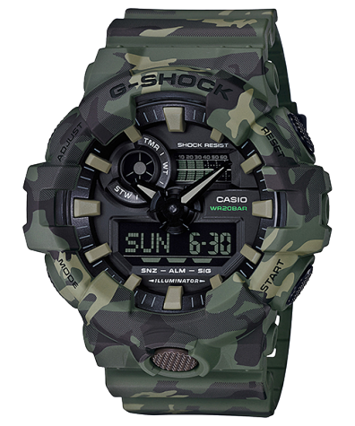 CASIO G-SHOCK GA-700CM-3A 迷彩 美品 ケース付 GA-700CM-3A | CASIO