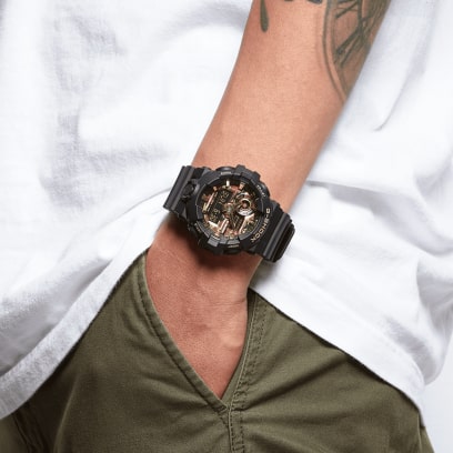 G-SHOCK GA-700CF-1A 手錶 黑色 #3