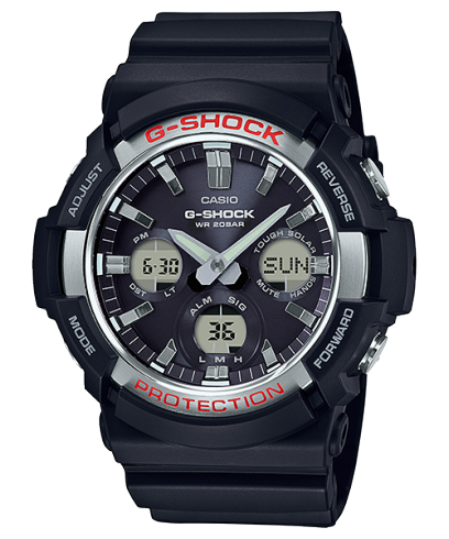 G-SHOCK GAS-100-1A 手錶 銀色 #1