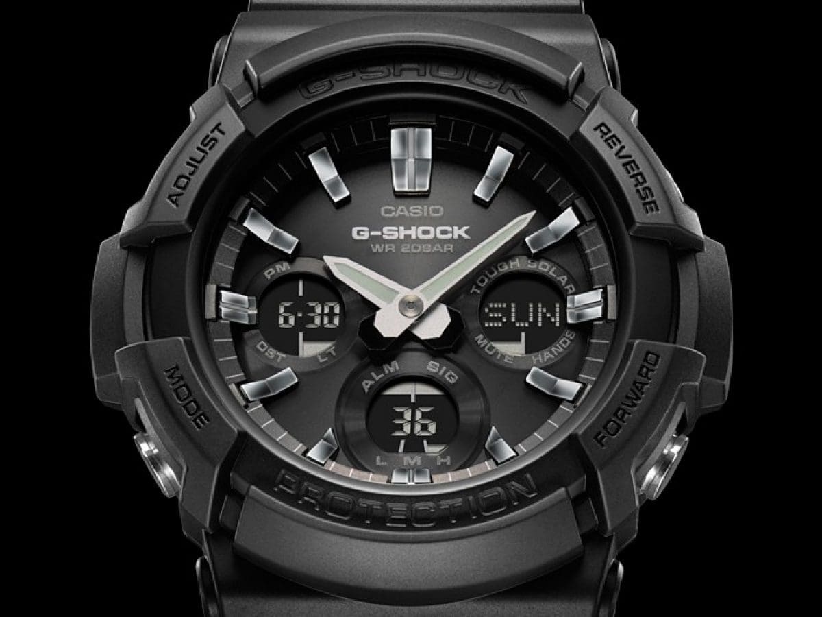 G-SHOCK GAS-100B-1A 手錶 黑色 #2