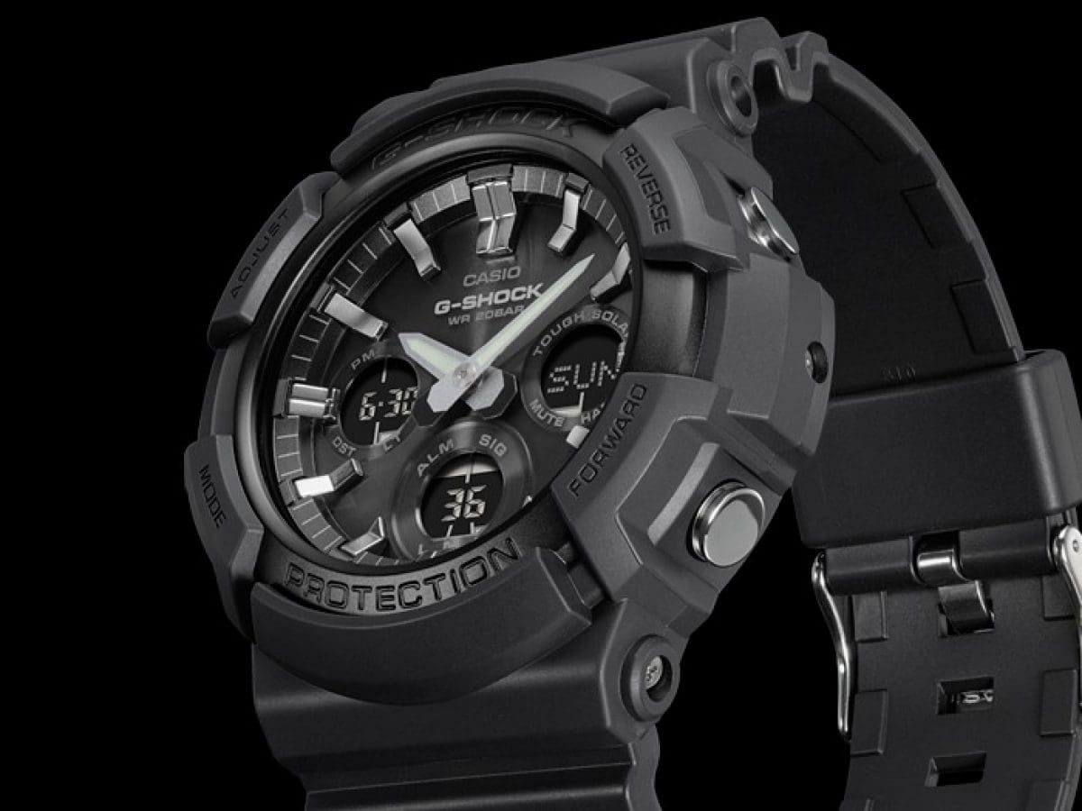G-SHOCK GAS-100B-1A 手錶 黑色 #3
