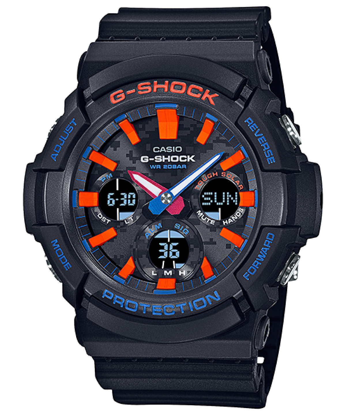 G-SHOCK GAS-100CT-1A 手錶 黑色 #1