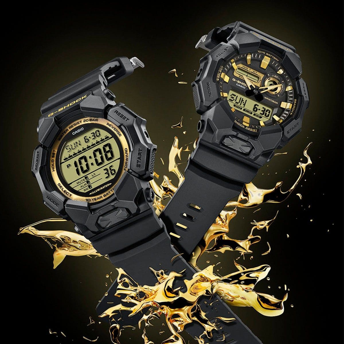 G-SHOCK GA-010GB-1A9 手錶 黑色 #2