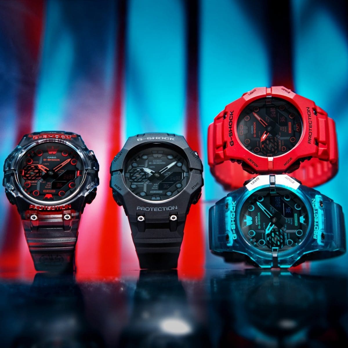 G-SHOCK GA-B001-4A 手錶 紅色 #13