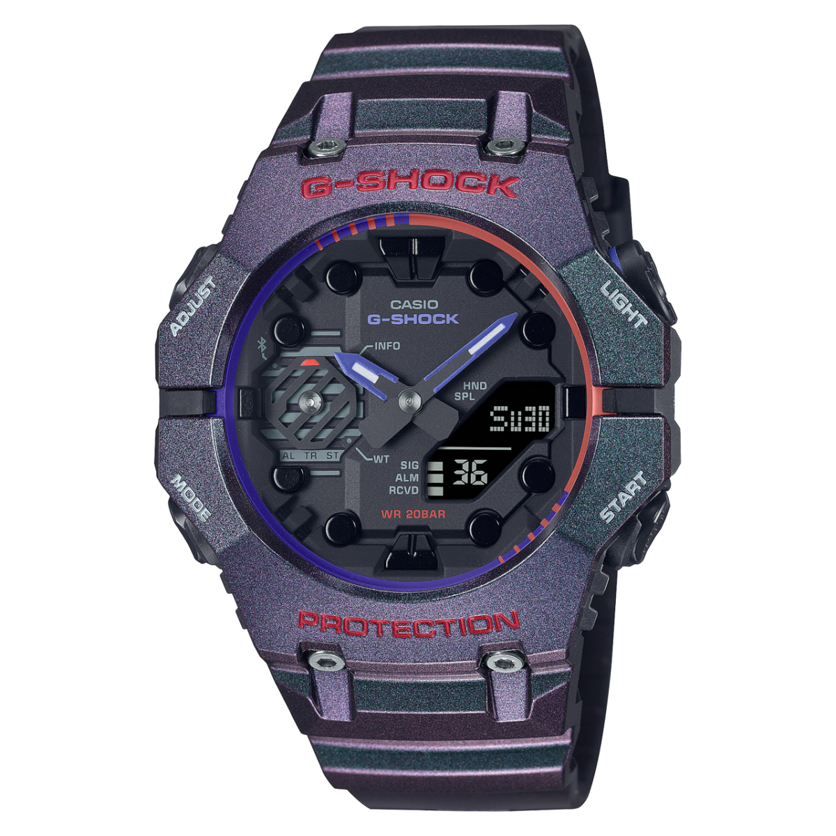 G-SHOCK GA-B001AH-6A 手錶 紫色 #1