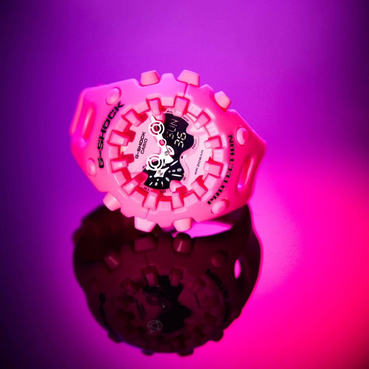 G-SHOCK GA-V01-4A 手錶 粉紅色 #7