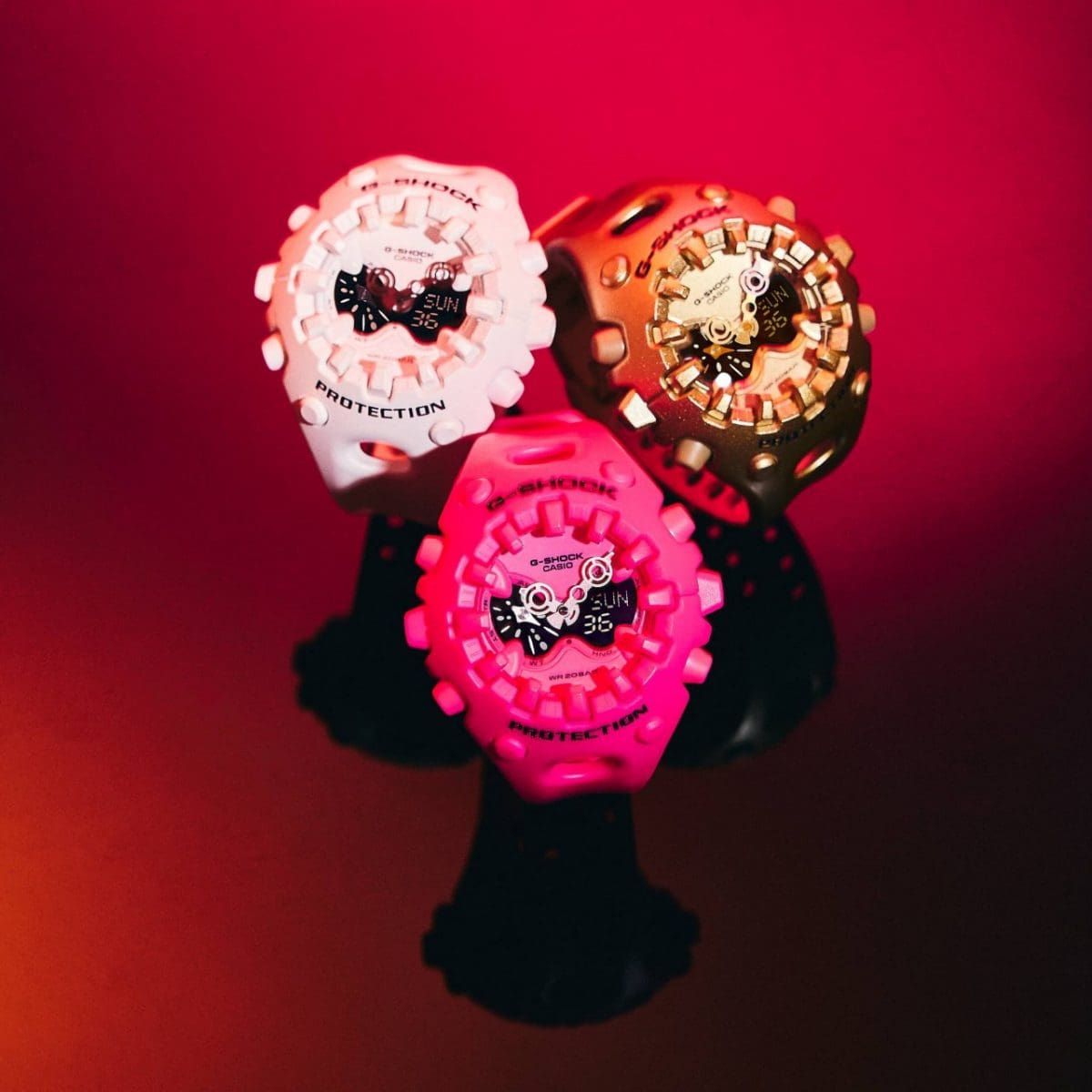 G-SHOCK GA-V01-4A 手錶 粉紅色 #8