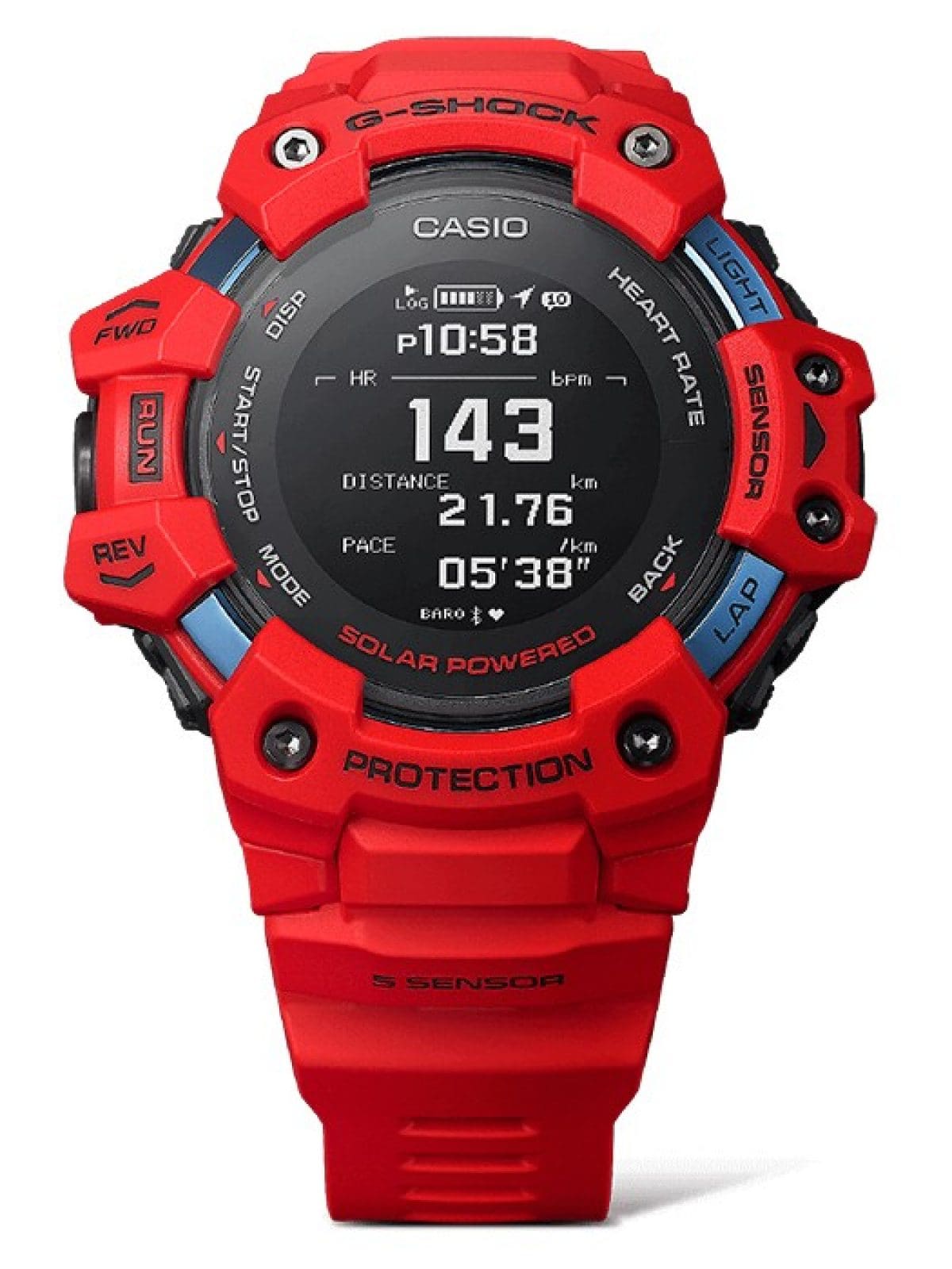G-SHOCK GBD-H1000-4 手錶 紅色 #2