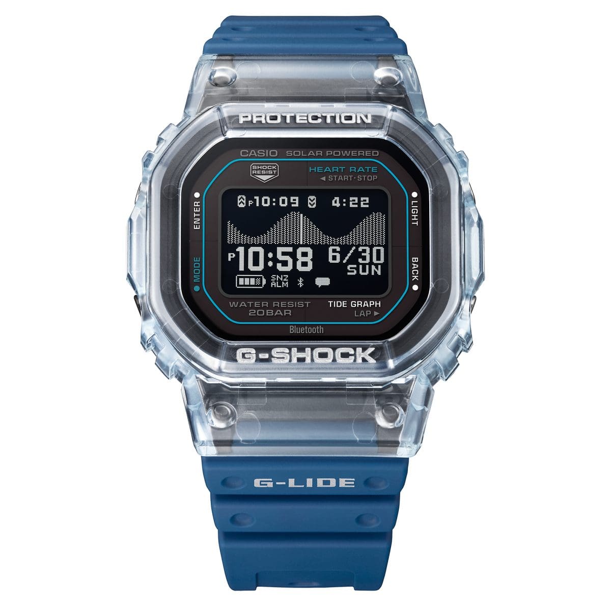 G-SHOCK GBX-H5600-2 手錶 透明色 #12