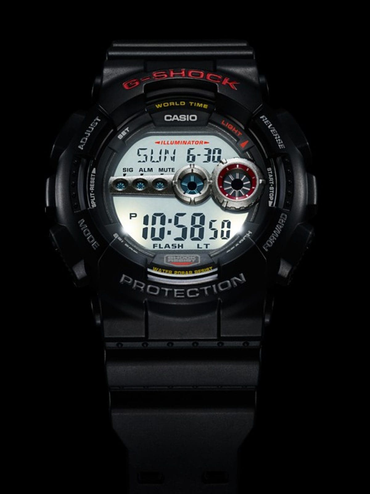 G-SHOCK GD-100-1A 手錶 黑色 #4