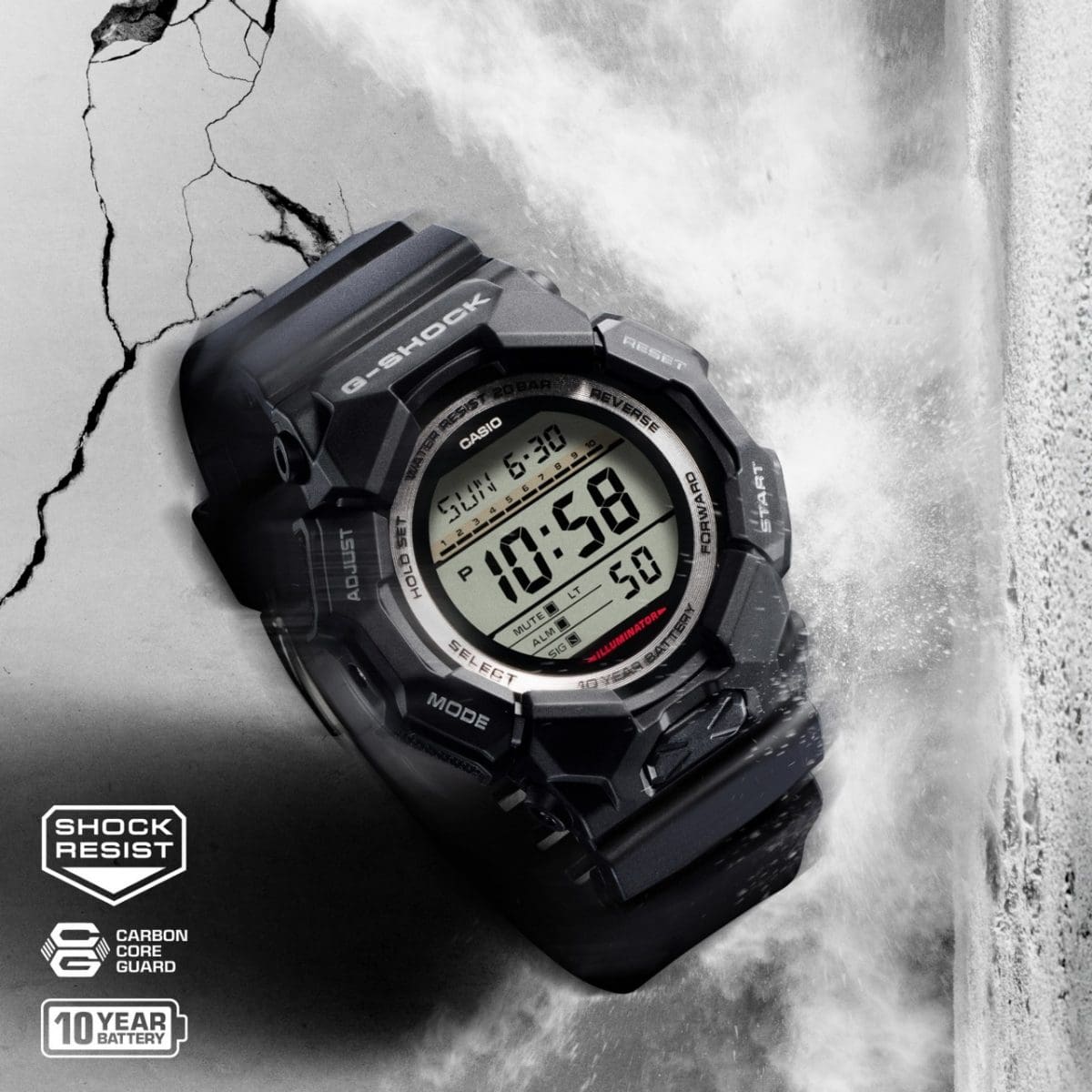 G-SHOCK GD-010-1 手錶 黑色 #3