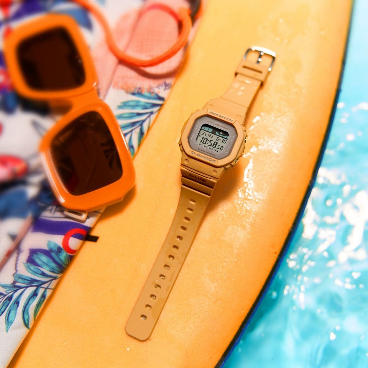 G-SHOCK GLX-S5600-4 手錶 橘色 #7
