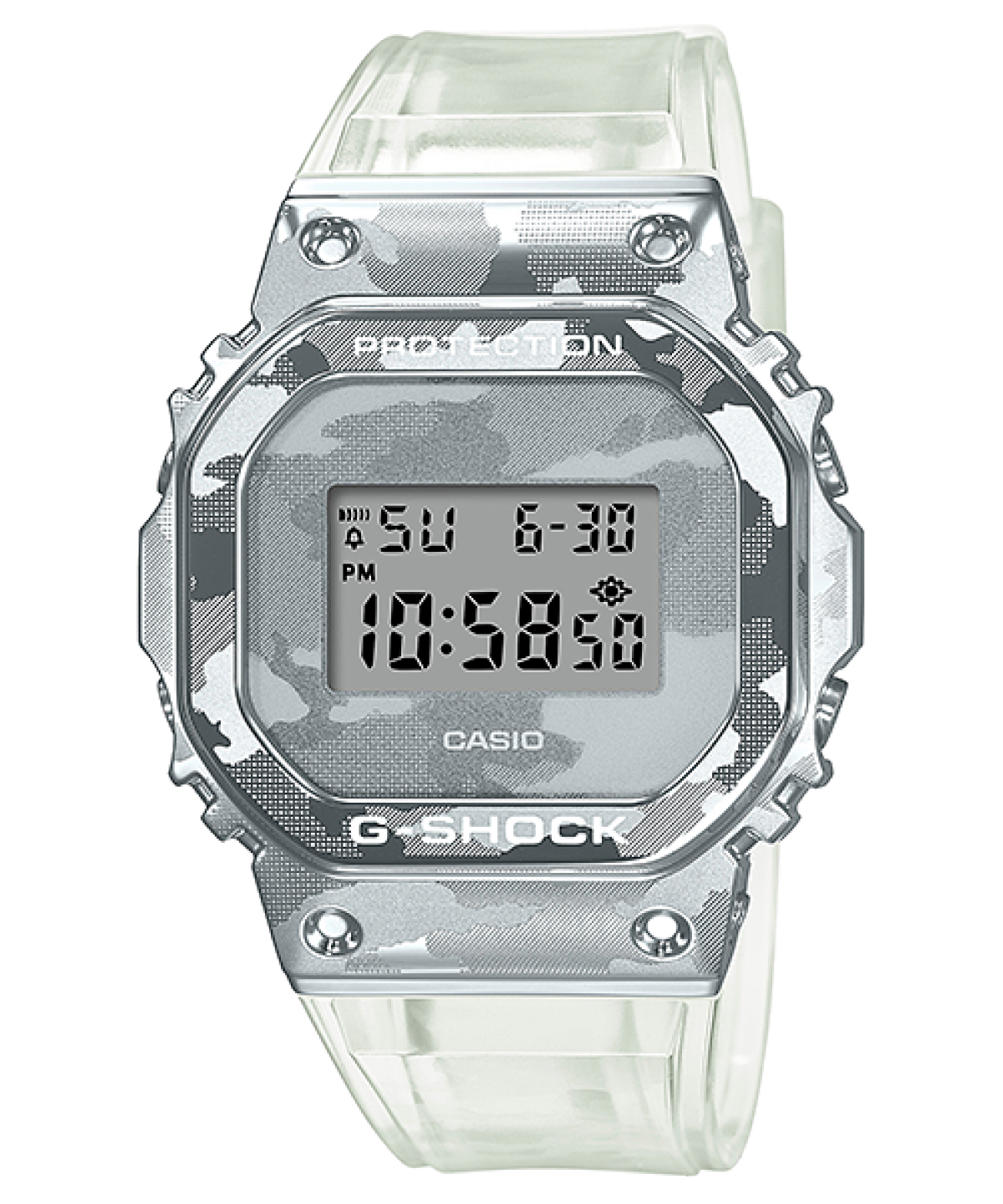 G-SHOCK GM-5600SCM-1 手錶 銀色 #1