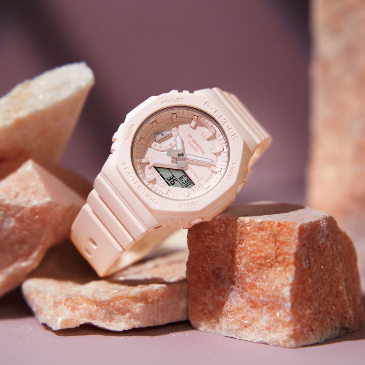 G-SHOCK GMA-S2100BA-4A 手錶 粉紅色 #5