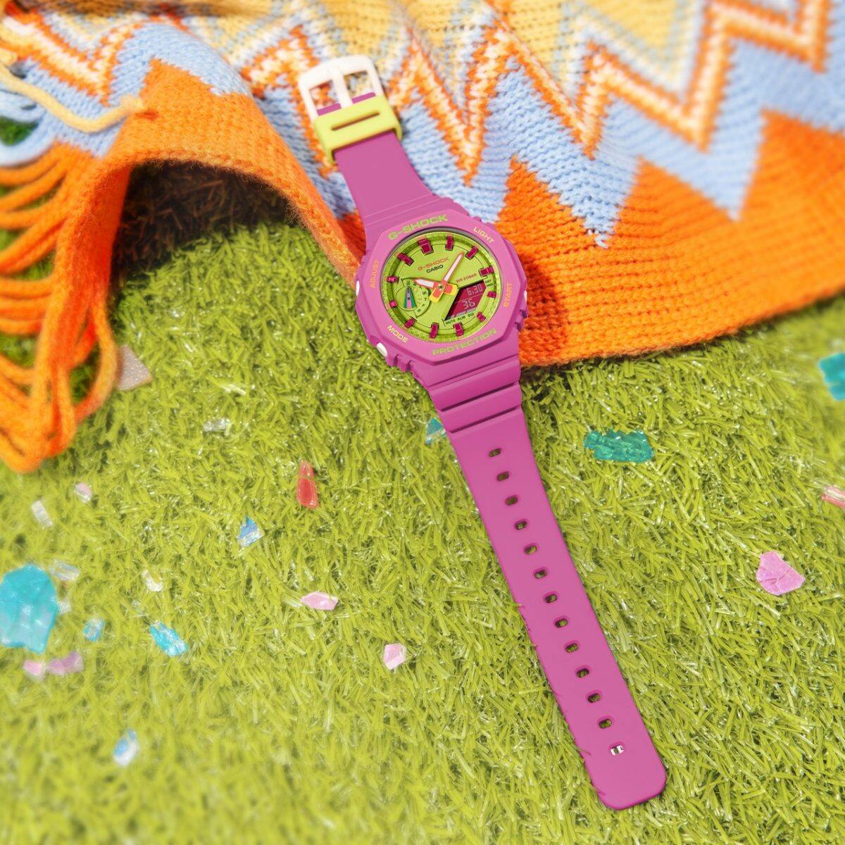 G-SHOCK GMA-S2100BS-4A 手錶 粉紅色 #5