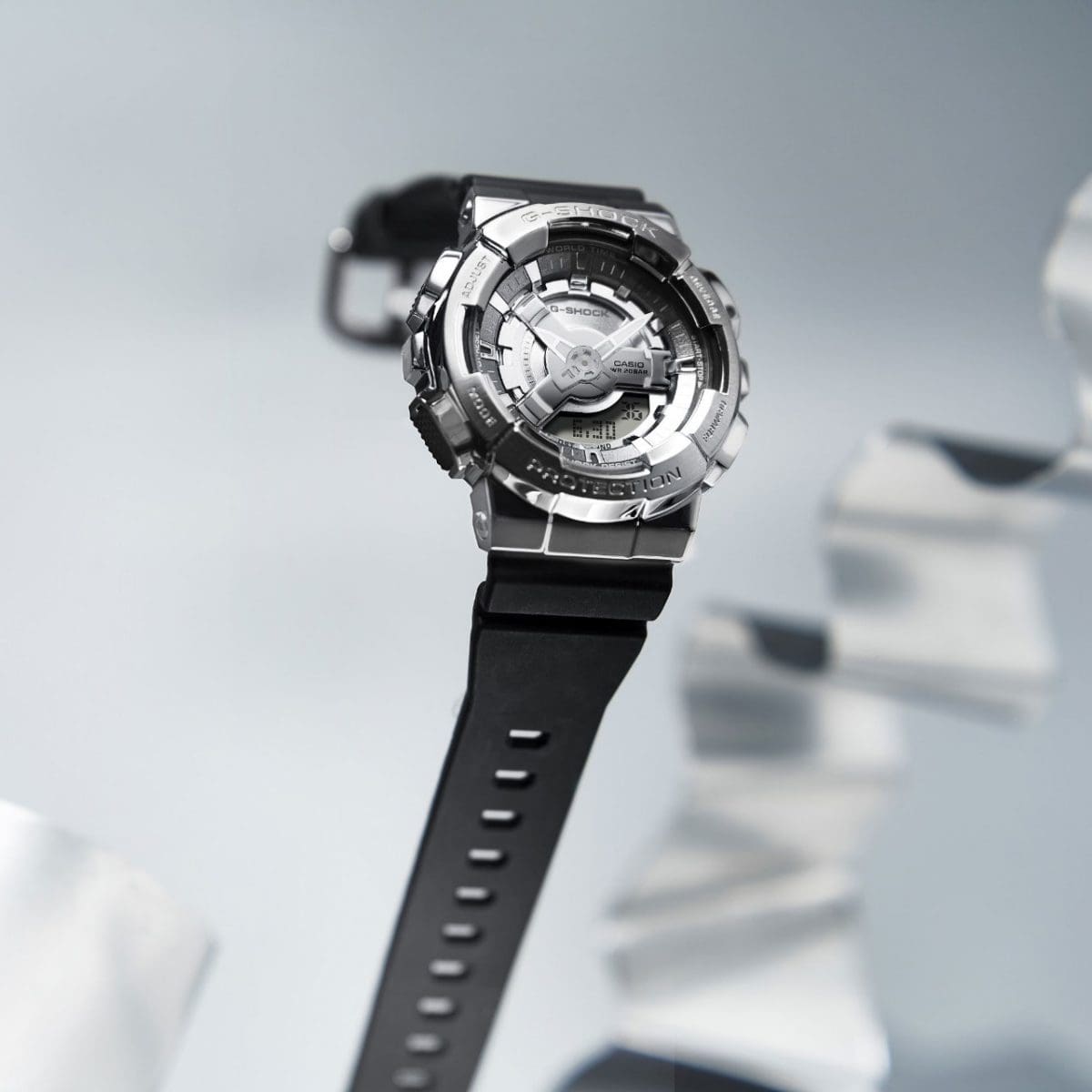 G-SHOCK GM-S110-1A 手錶 銀色 #8