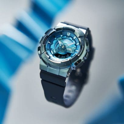 G-SHOCK GM-S110LB-2A 手錶 藍色、淺藍色 #6