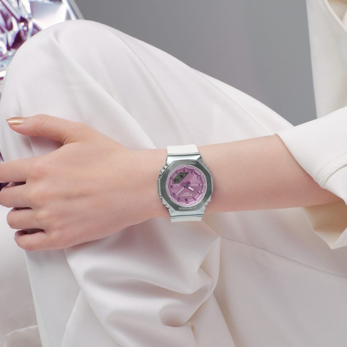 G-SHOCK GM-S2110-7A6 手錶 銀色 #2
