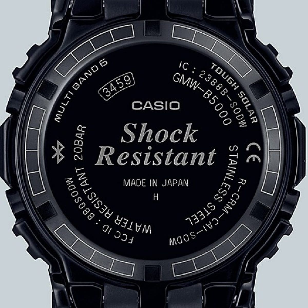 G-SHOCK GMW-B5000CS-1 手錶 黑色 #5