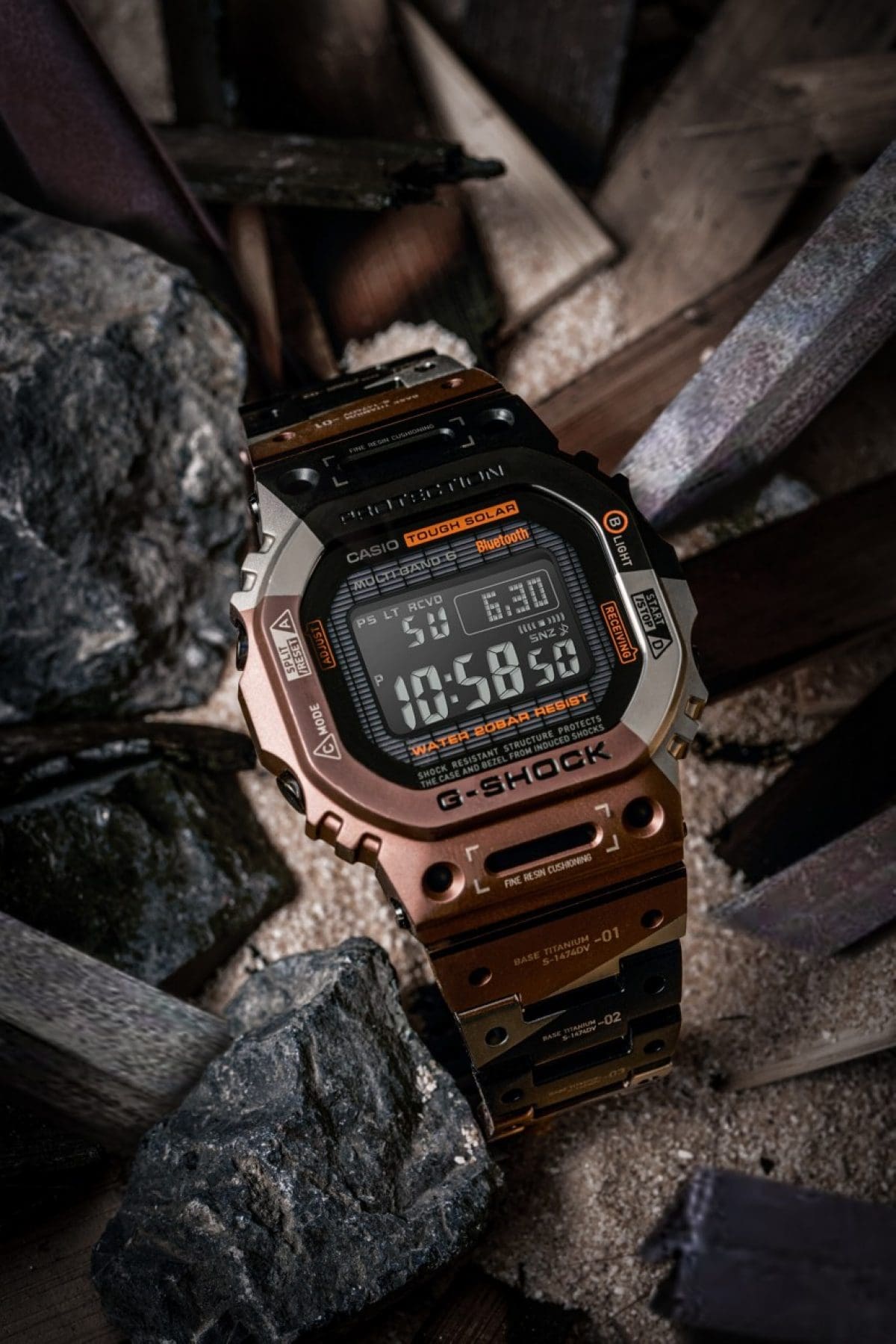 G-SHOCK GMW-B5000TVB-1 手錶 黑色 #11