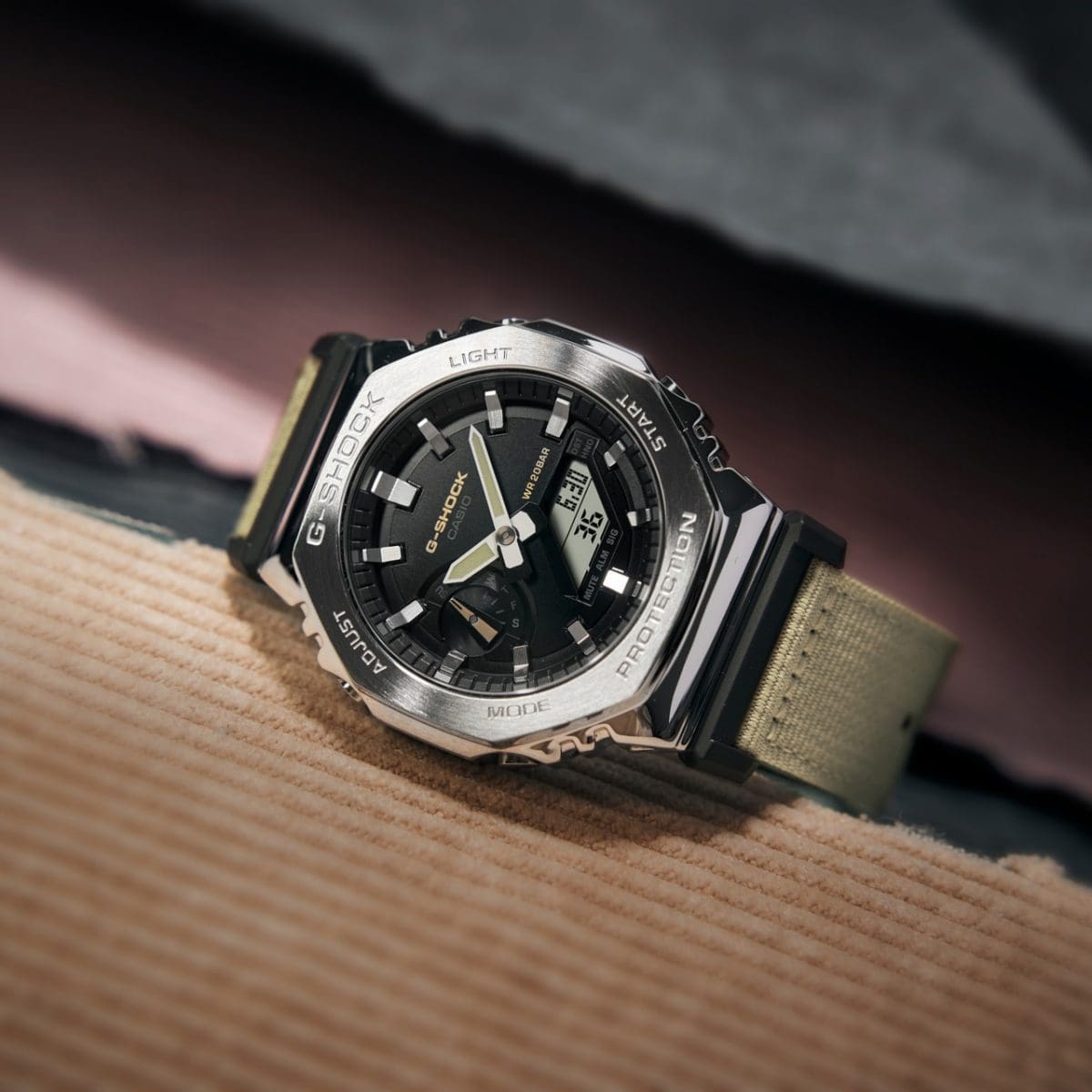 G-SHOCK GM-2100C-5A 手錶 銀色 #14