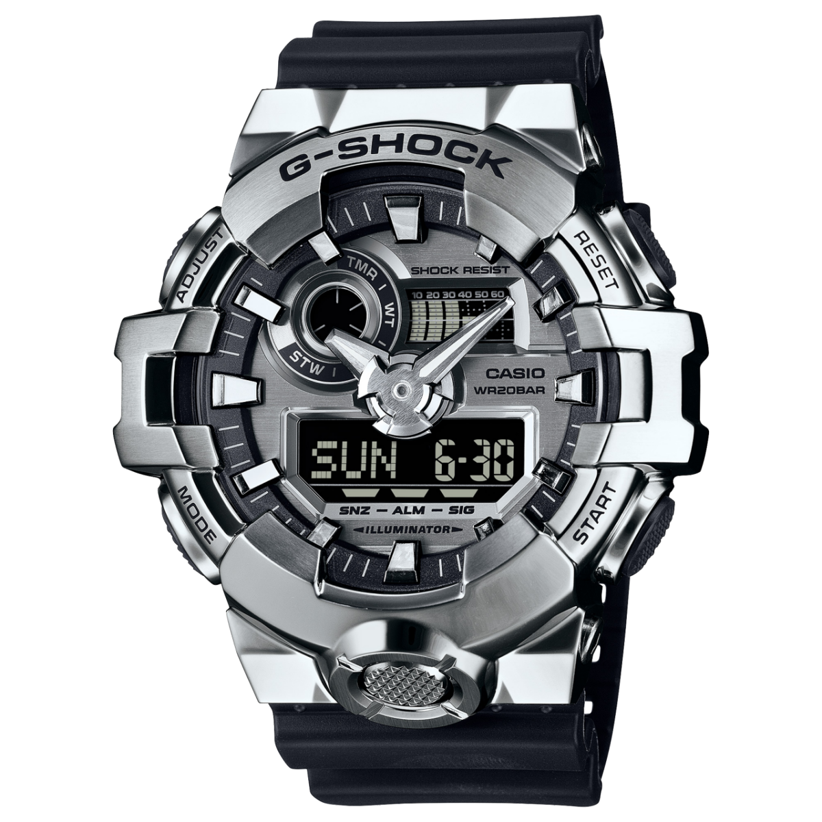 G-SHOCK GM-700-1A 手錶 銀色 #1