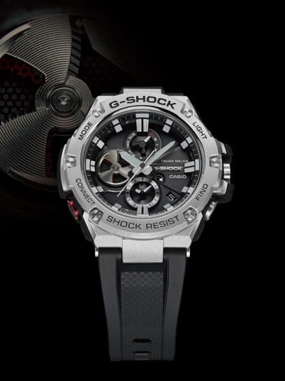 G-SHOCK GST-B100-1A 手錶 銀色 #4