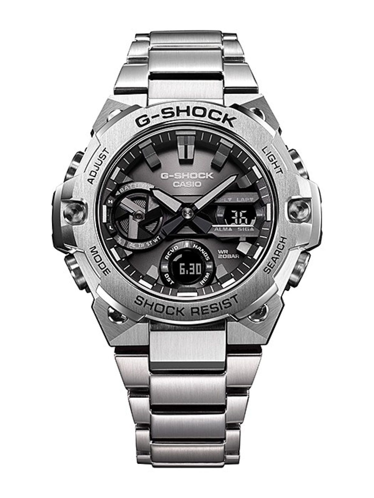 G-SHOCK GST-B400D-1A 手錶 銀色 #7