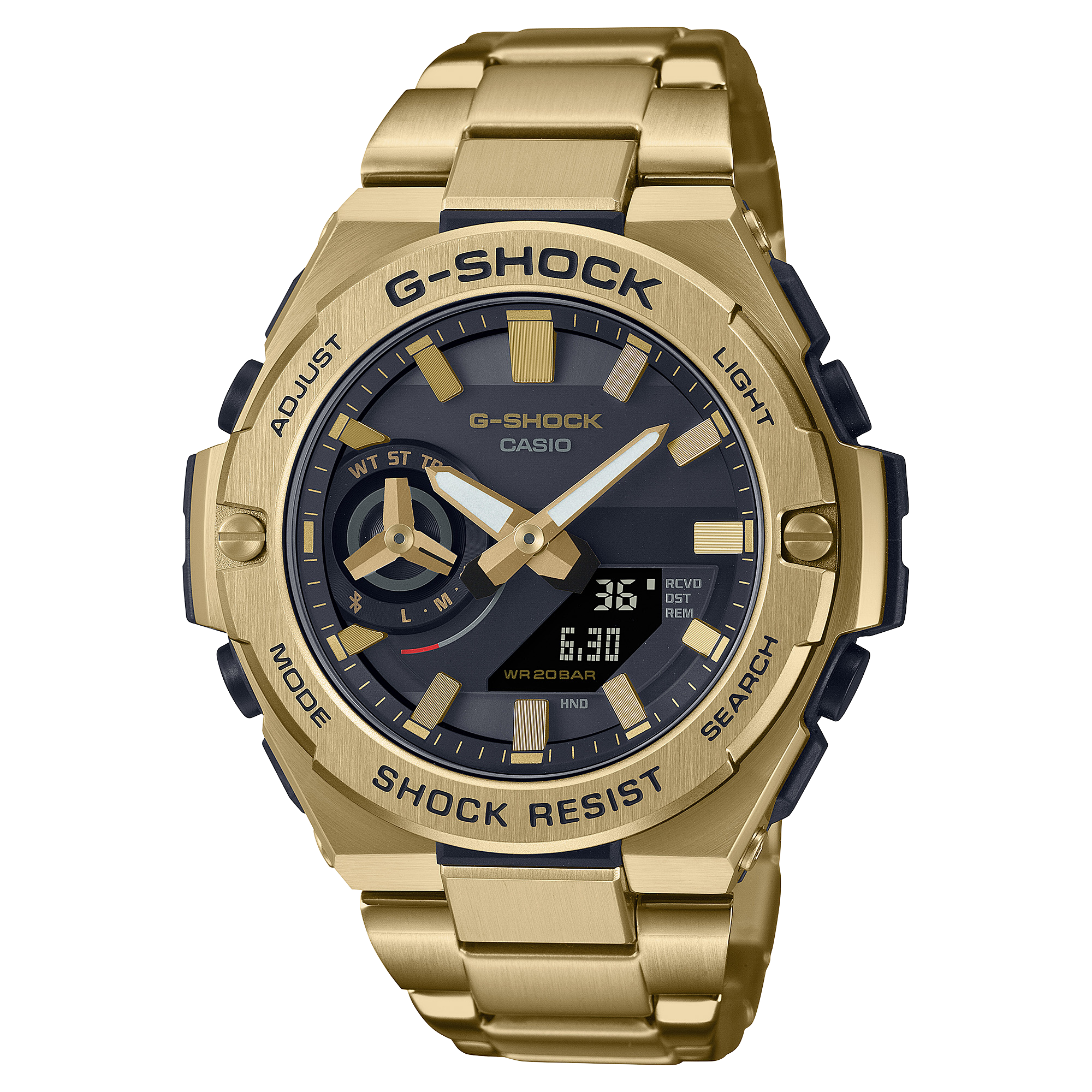 G-SHOCK GST-500D・デジタル 腕時計 GST-B500GD-9A | CASIO