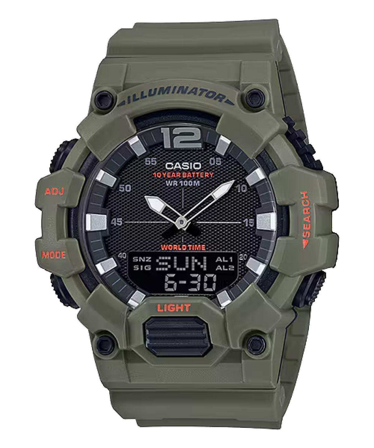 CASIO HDC-700-3A2V 手錶 綠色 #1