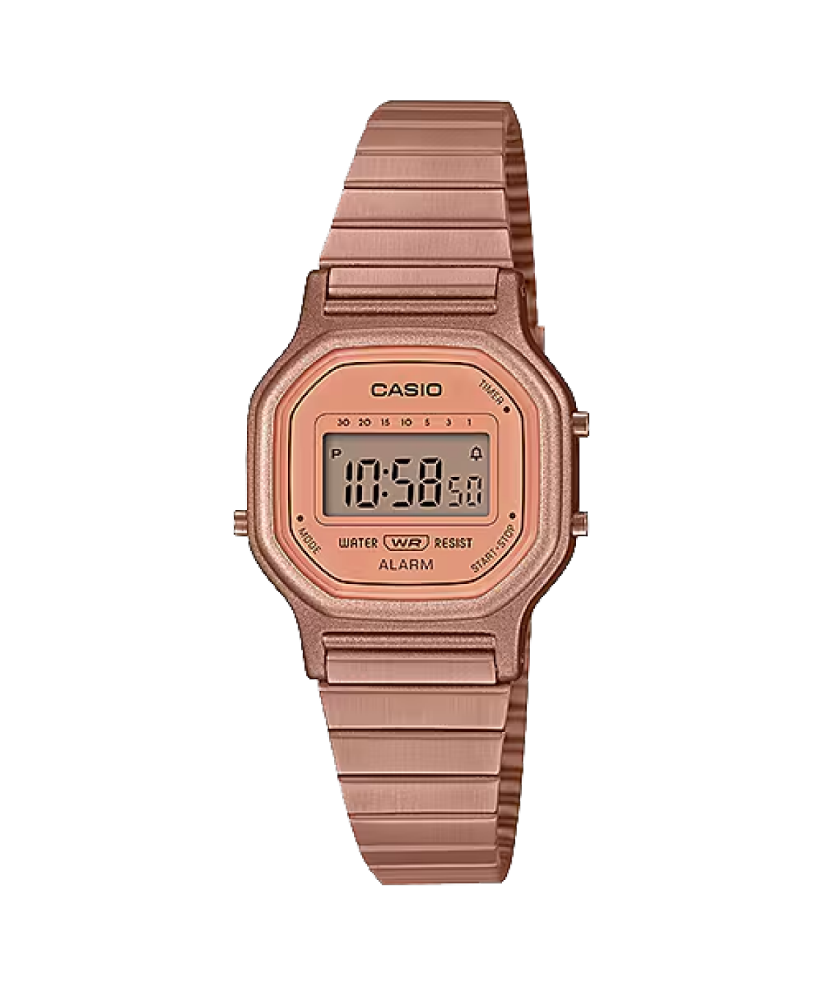 CASIO LA-11WR-5A 手錶 棕金 #1