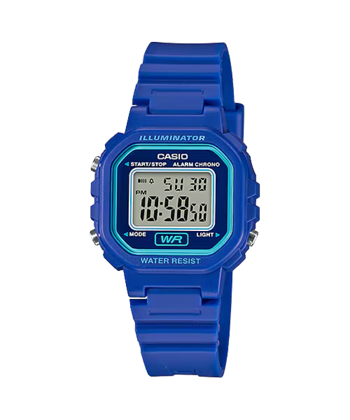 CASIO LA-20WH-2A 手錶 藍色、淺藍色 #1