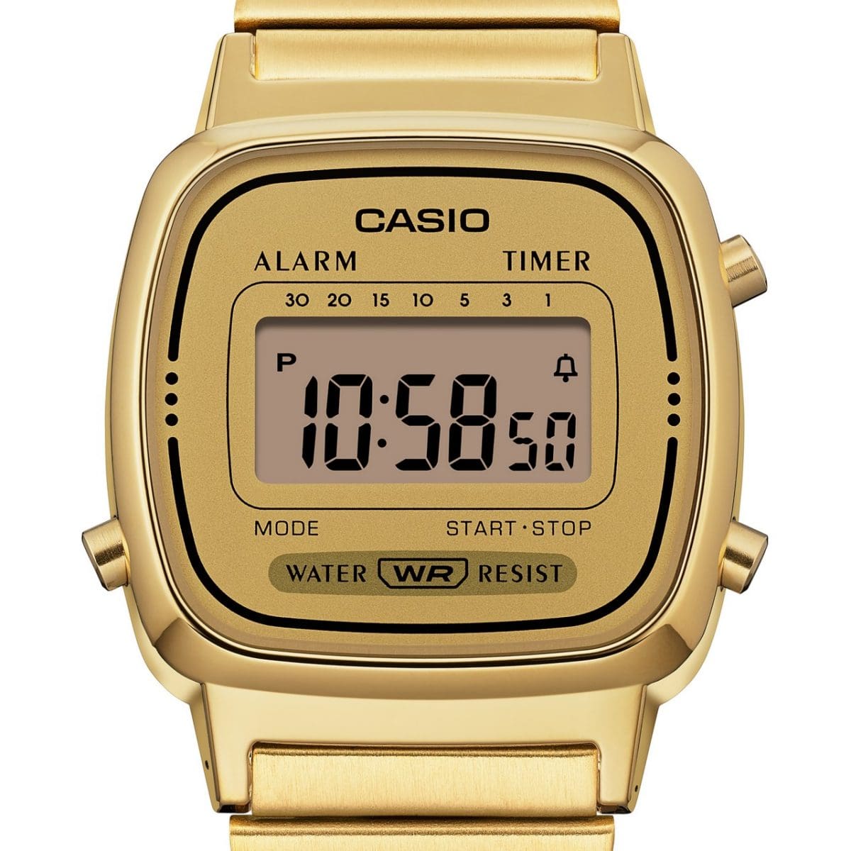CASIO LA670WGA-9 手錶 金色 #4