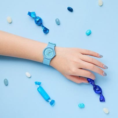 CASIO LQ-24B-2B 手錶 藍色、淺藍色 #7