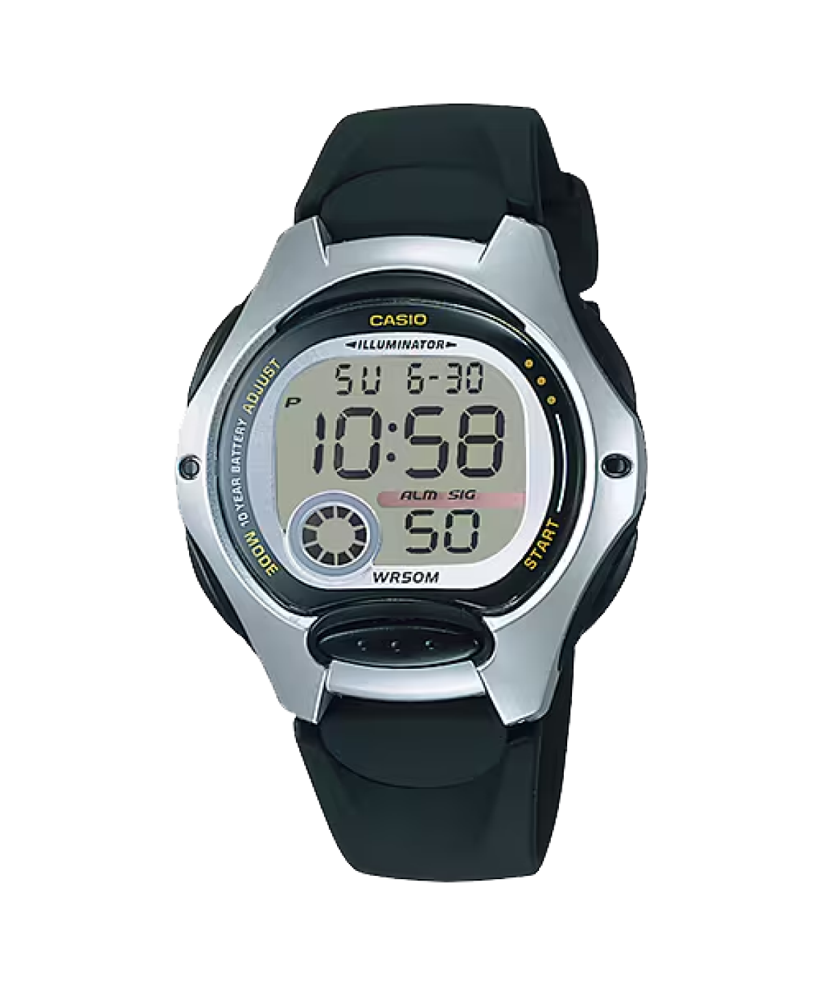 CASIO LW-200-1AV 手錶 銀色 #1