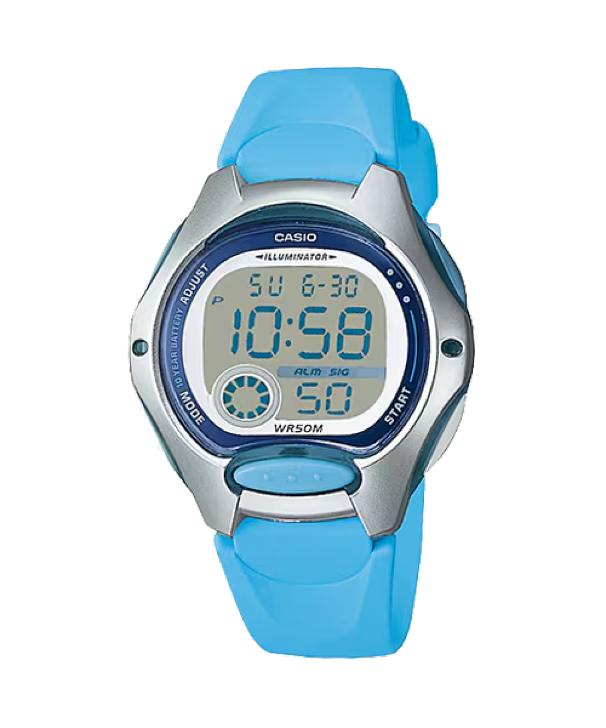 CASIO LW-200-2BV 手錶 銀色 #1