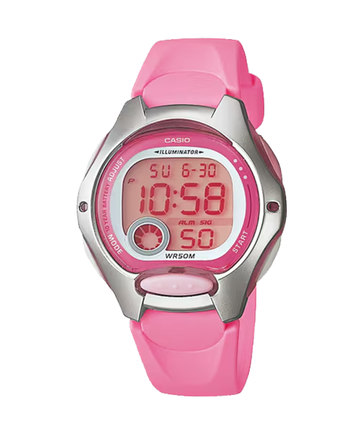 CASIO LW-200-4BV 手錶 銀色 #1