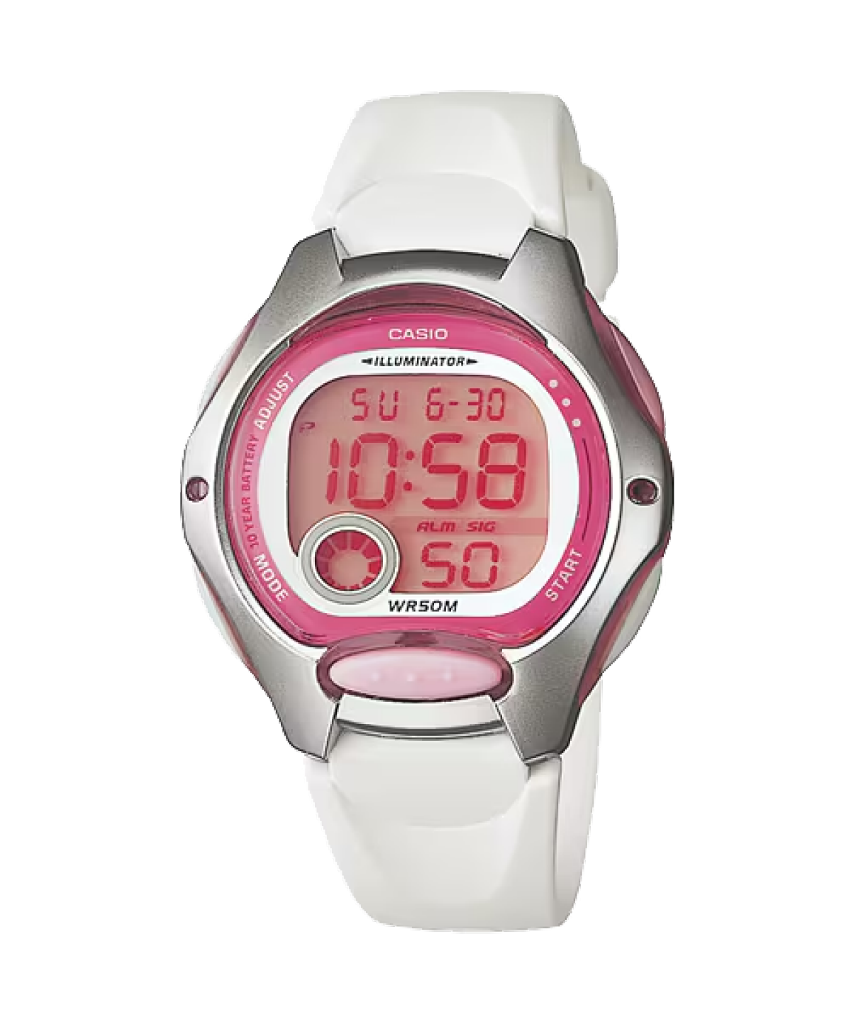 CASIO LW-200-7AV 手錶 銀色 #1