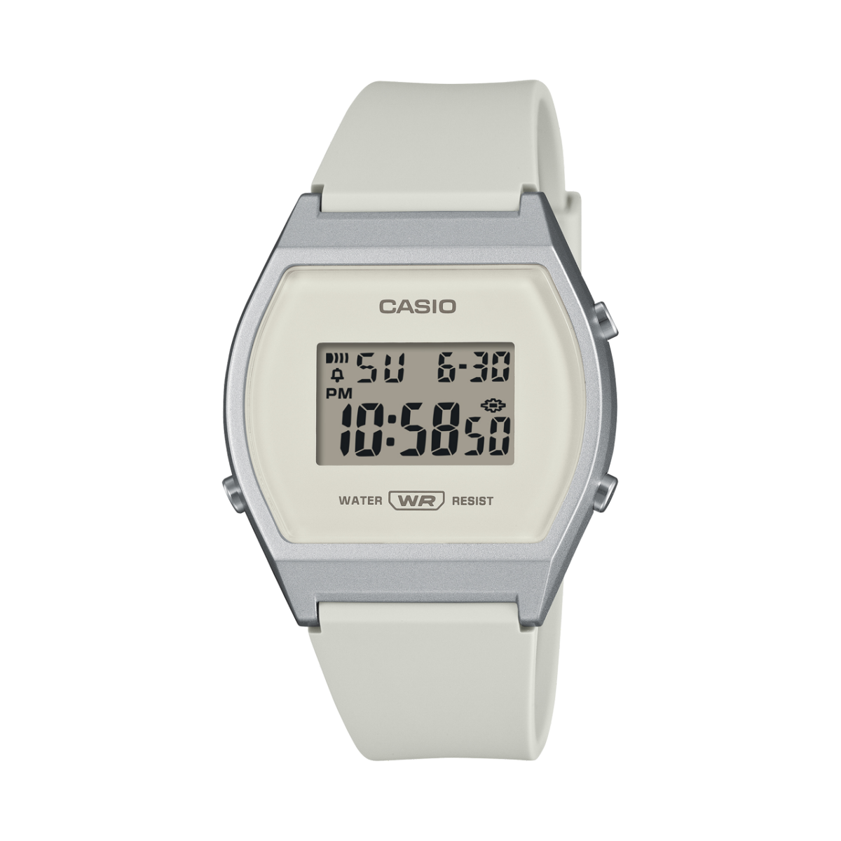 CASIO LW-204-7A 手錶 銀色 #1