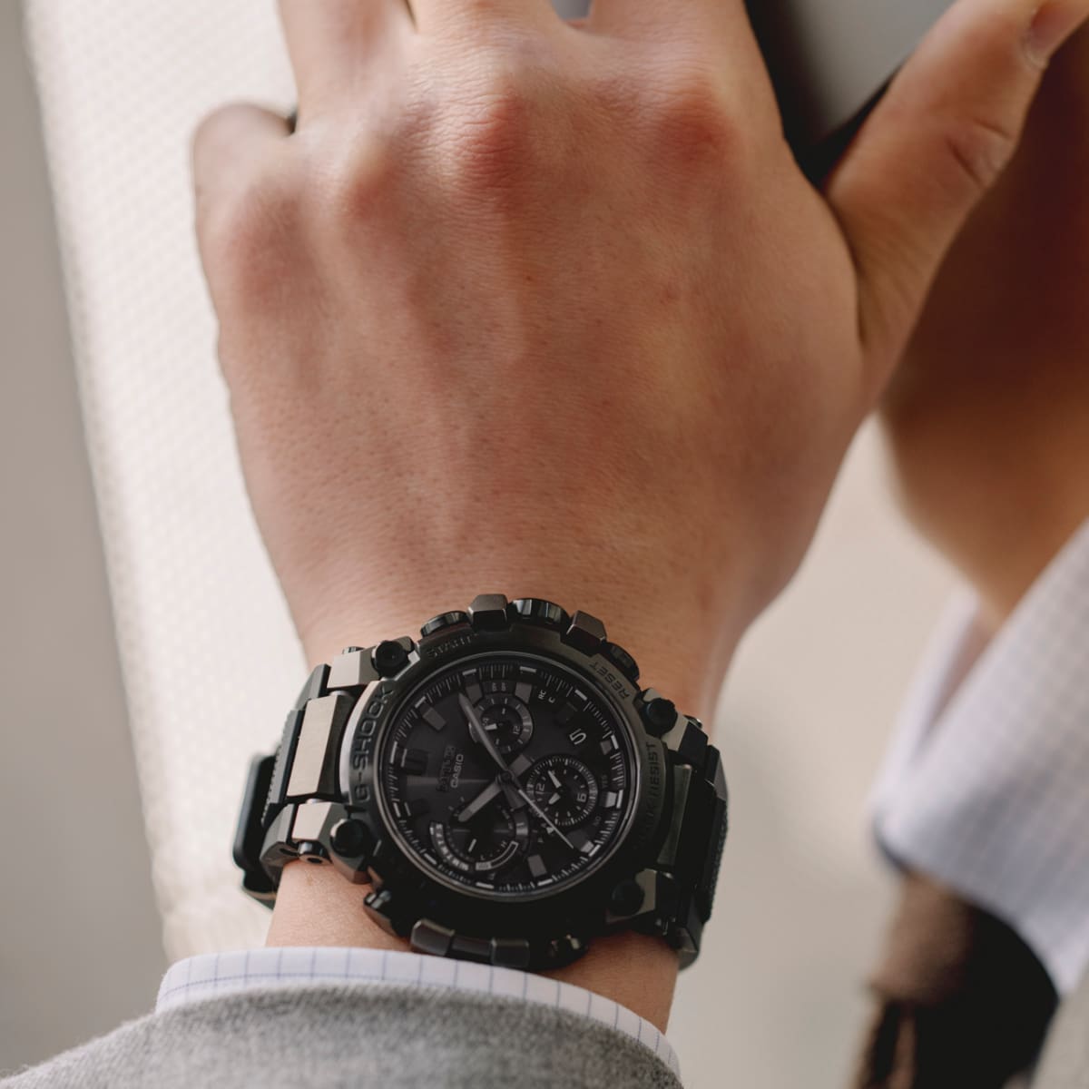 G-SHOCK MTG-B3000B-1A 手錶 黑色 #8