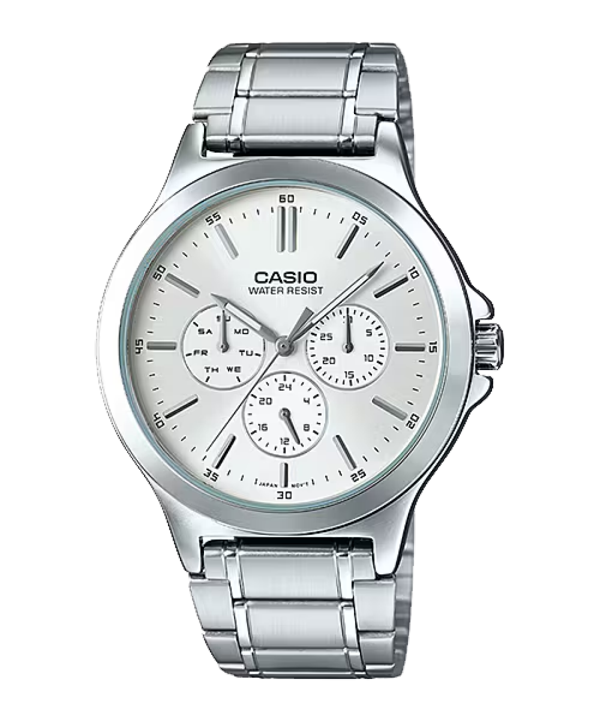 CASIO MTP-V300D-7A 手錶 銀色 #1