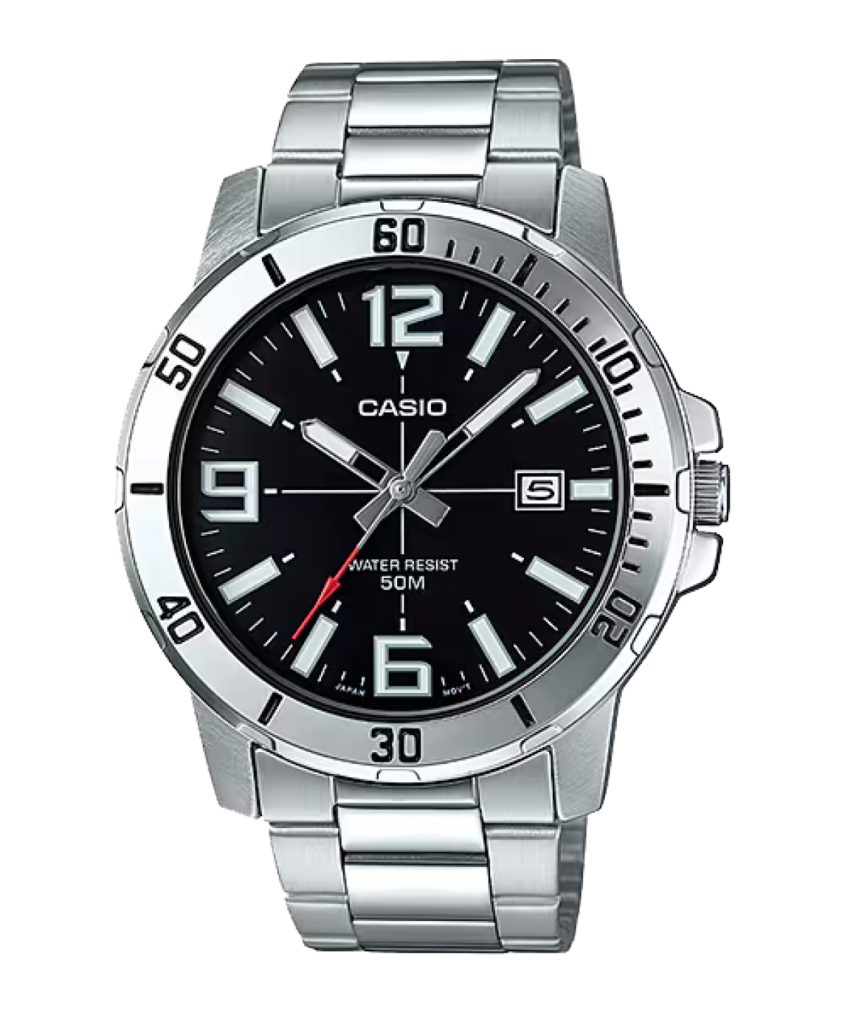 CASIO MTP-VD01D-1BV 手錶 銀色 #1