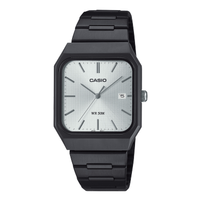 CASIO MTP-B185Bブラックシルバー海外逆輸入 MTP-B185B-7AV | CASIO