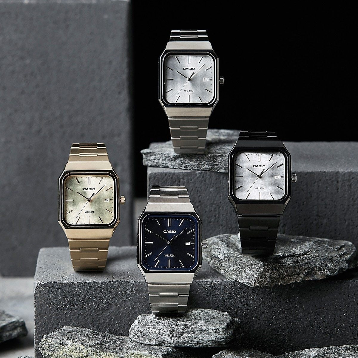 CASIO MTP-B185D-2A1V 手錶 銀色 #2