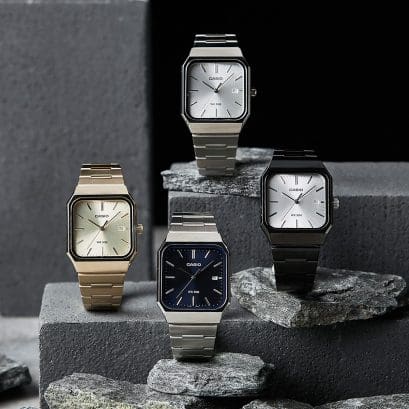 CASIO MTP-B185D-7AV 手錶 銀色 #4